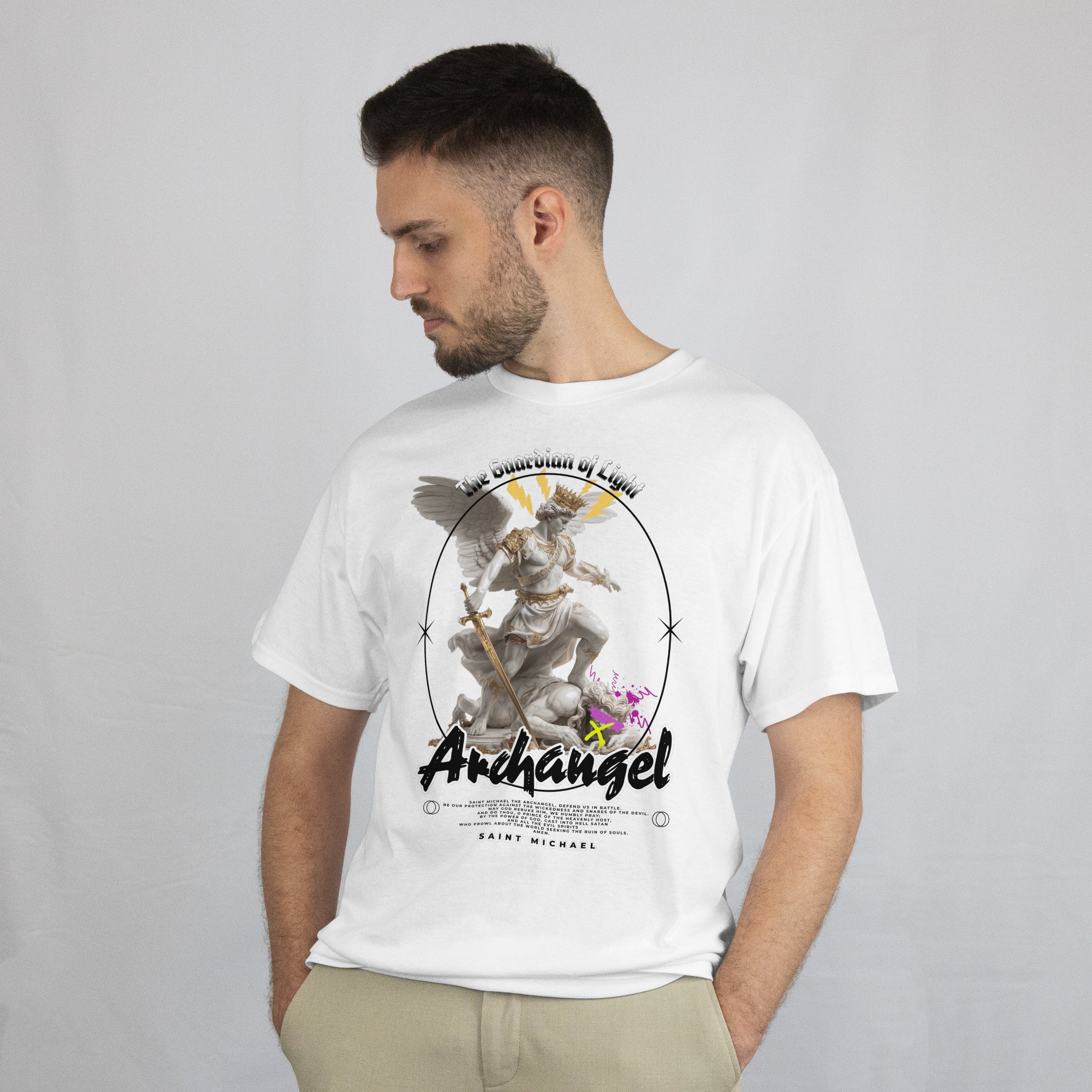 St. Michael the Archangel – The Guardian of Light - T-Shirt