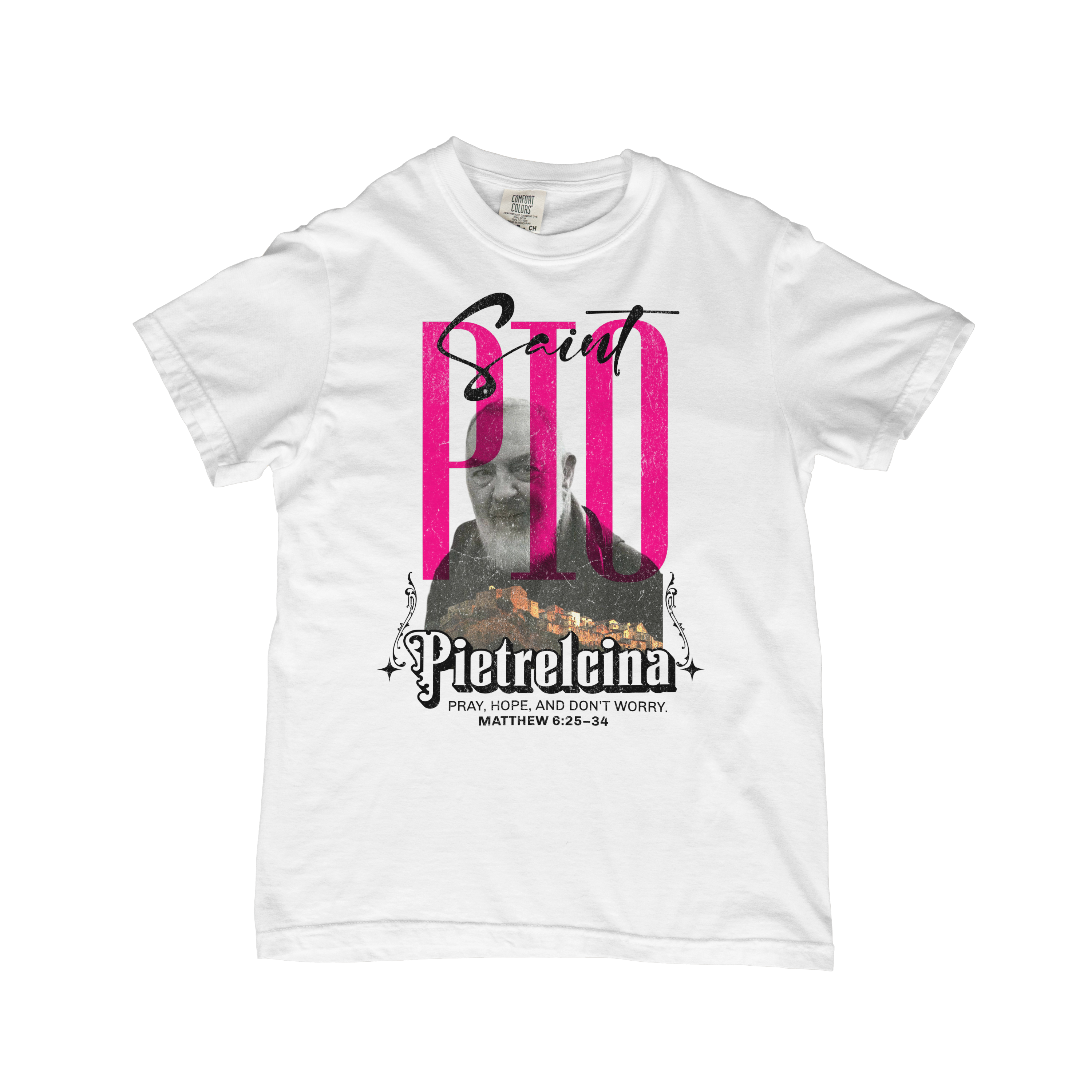 St. Padre Pio – Peace in Surrender T-shirt