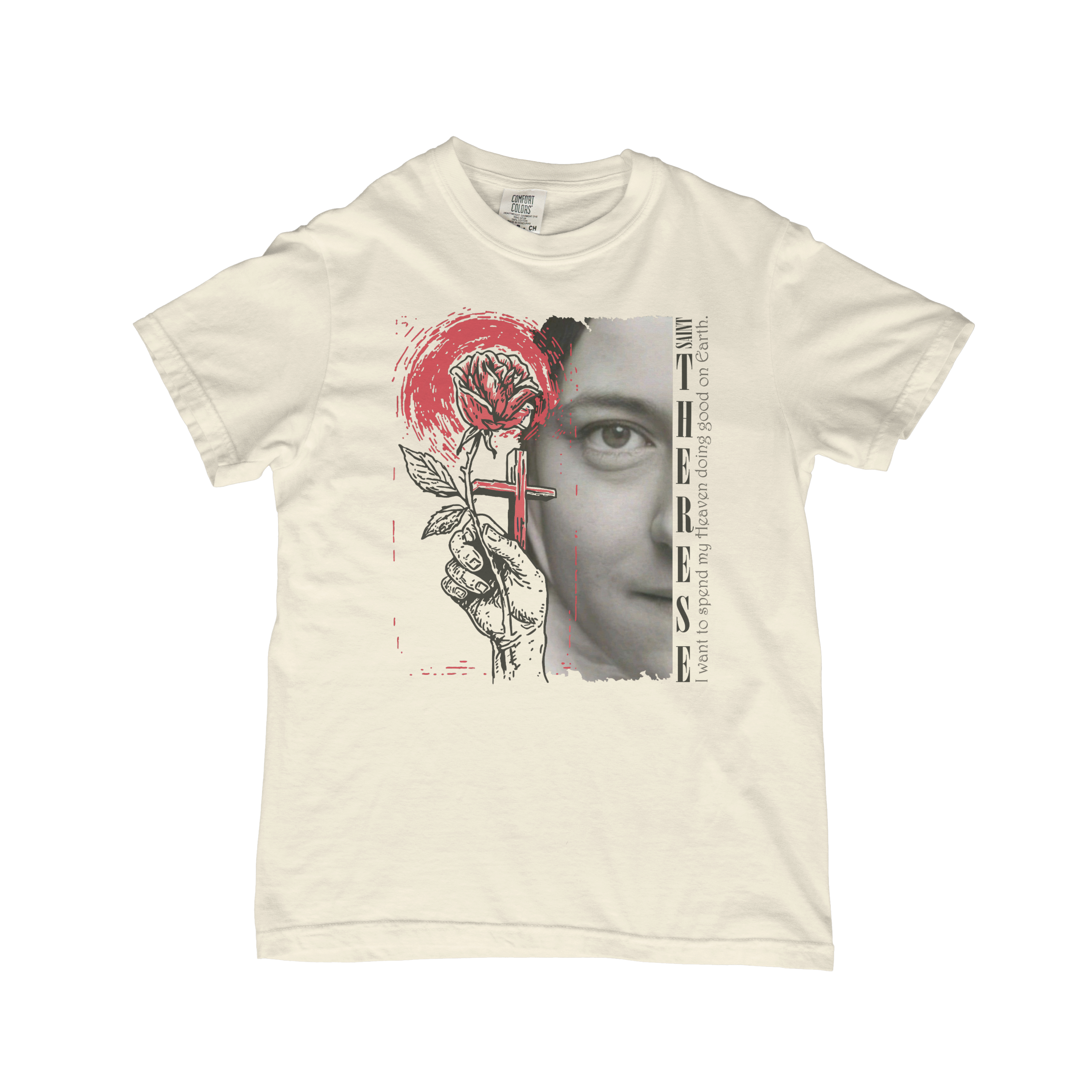 Saint Thérèse Love in Bloom T-Shirt