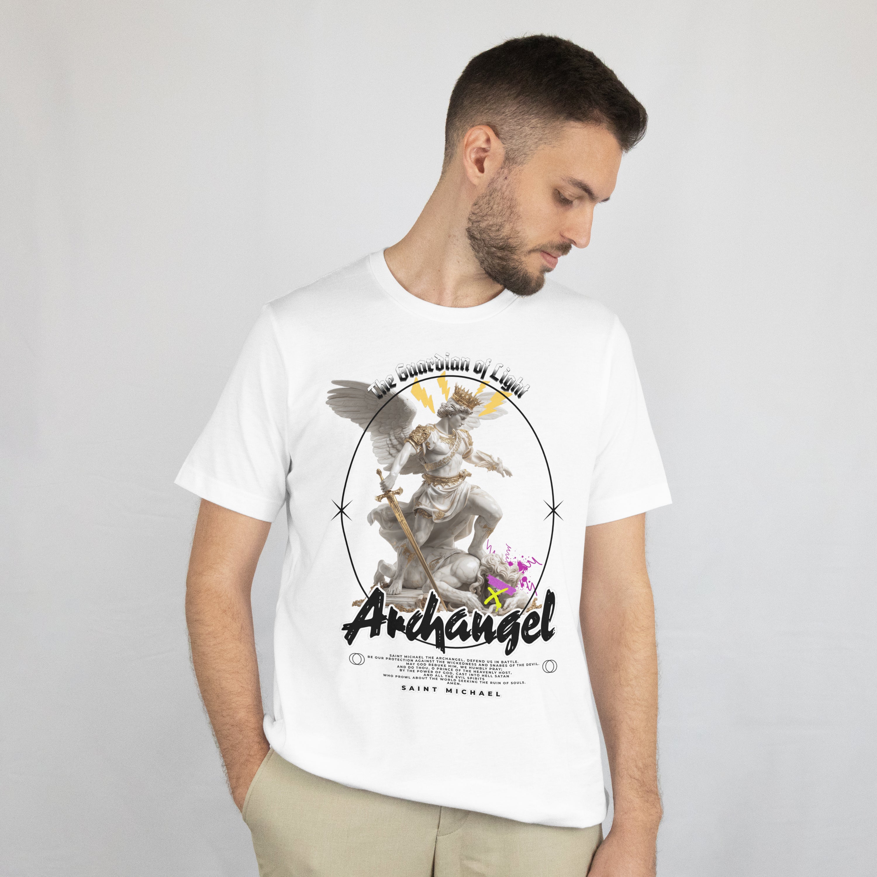 St. Michael the Archangel – The Guardian of Light - T-Shirt – Be