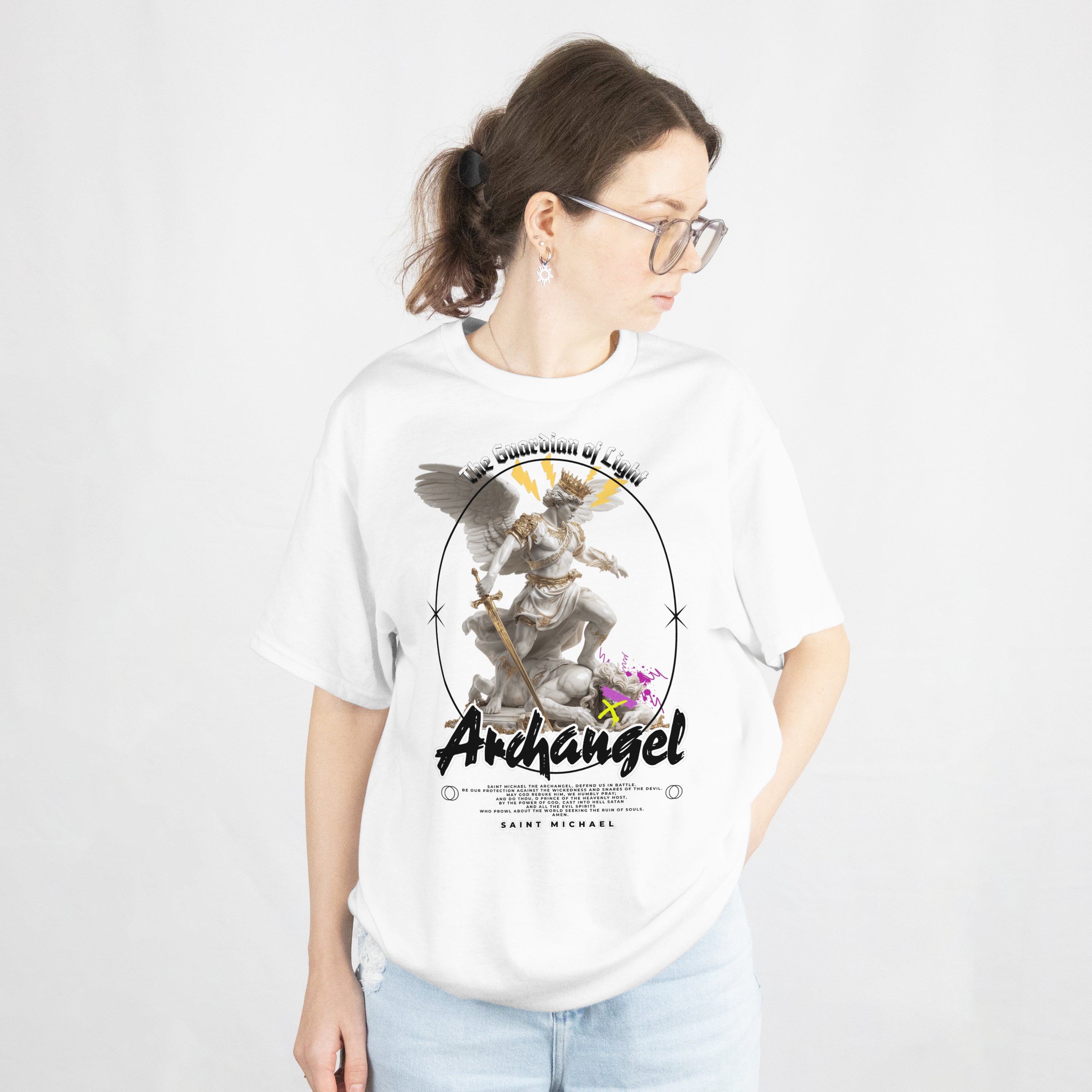St. Michael the Archangel – The Guardian of Light - T-Shirt