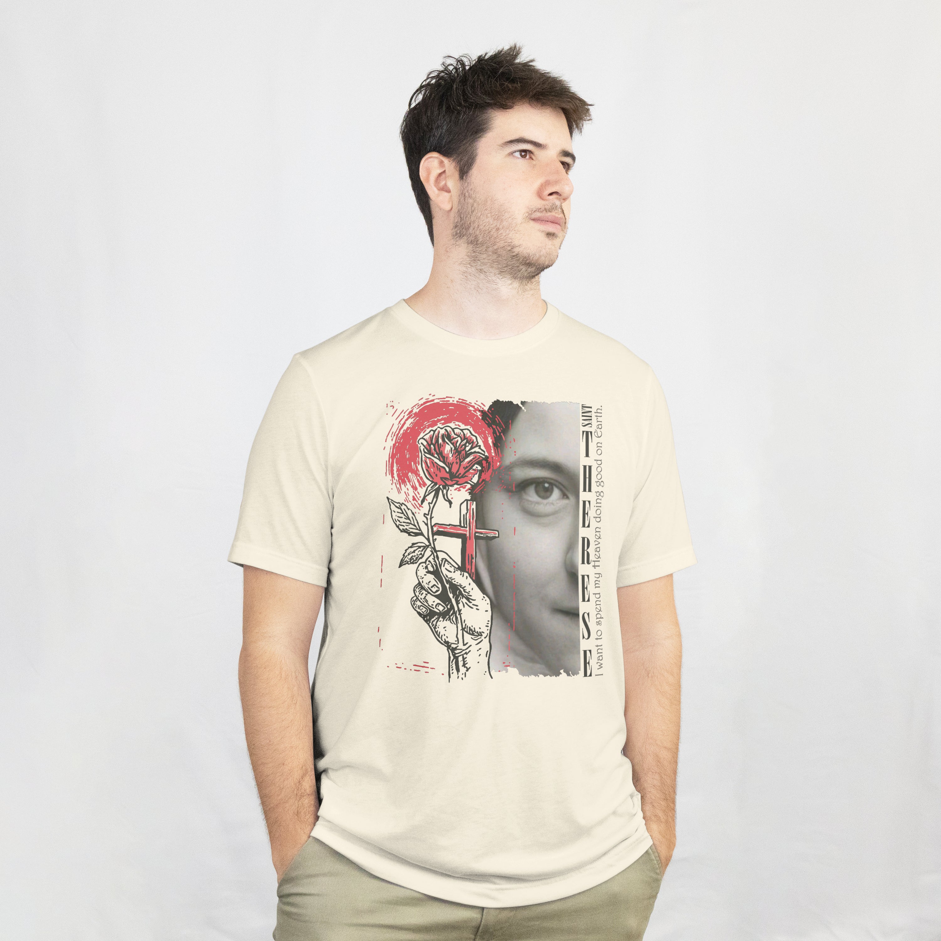 Saint Thérèse Love in Bloom T-Shirt